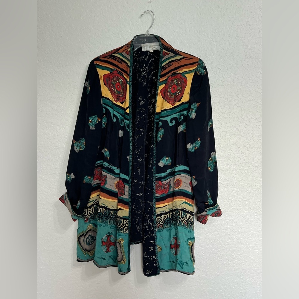 Bohemian Multicolor Maxi Dress dorothy - Picture 4 of 6